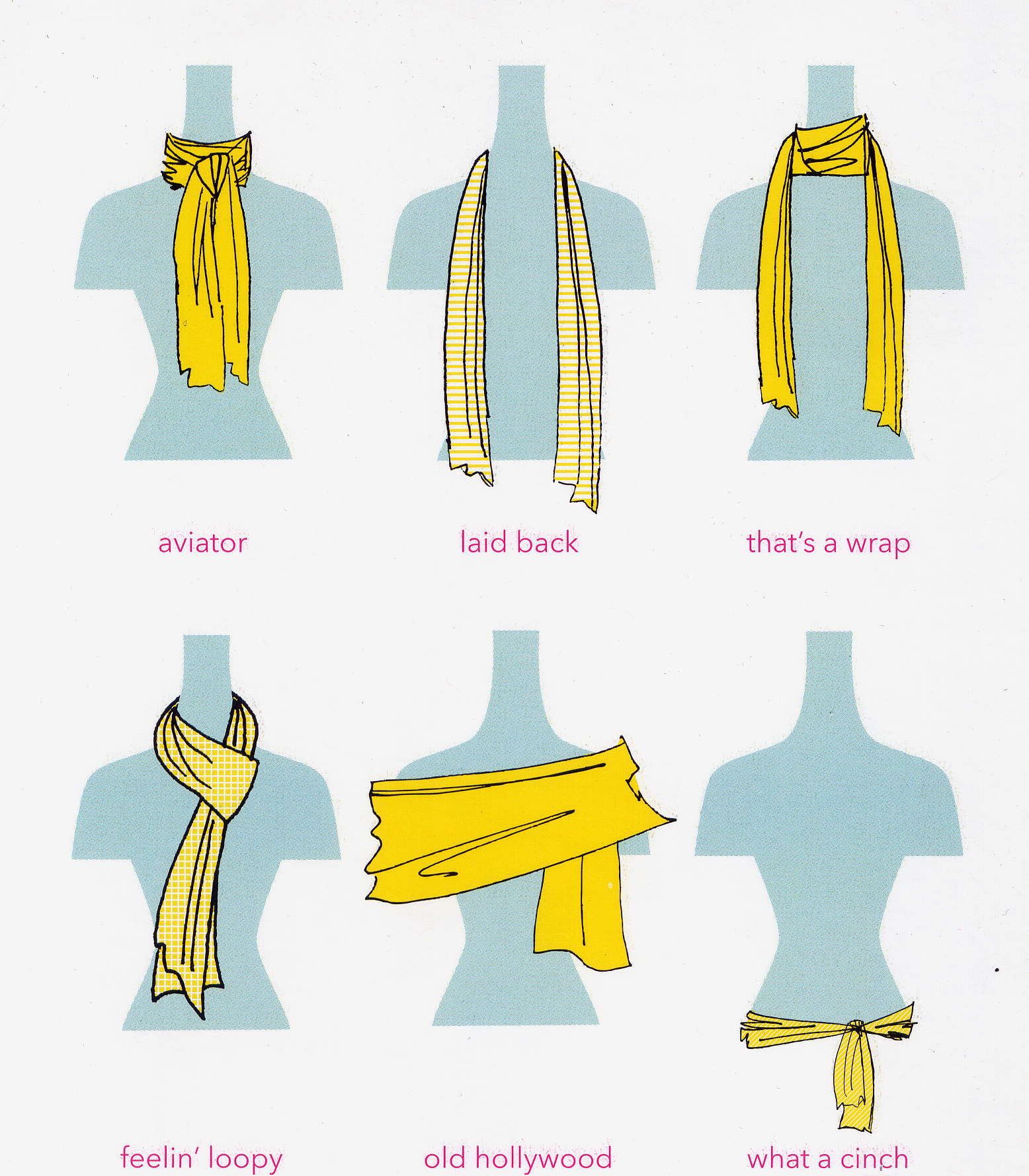 How to tie an ascot scarf sale